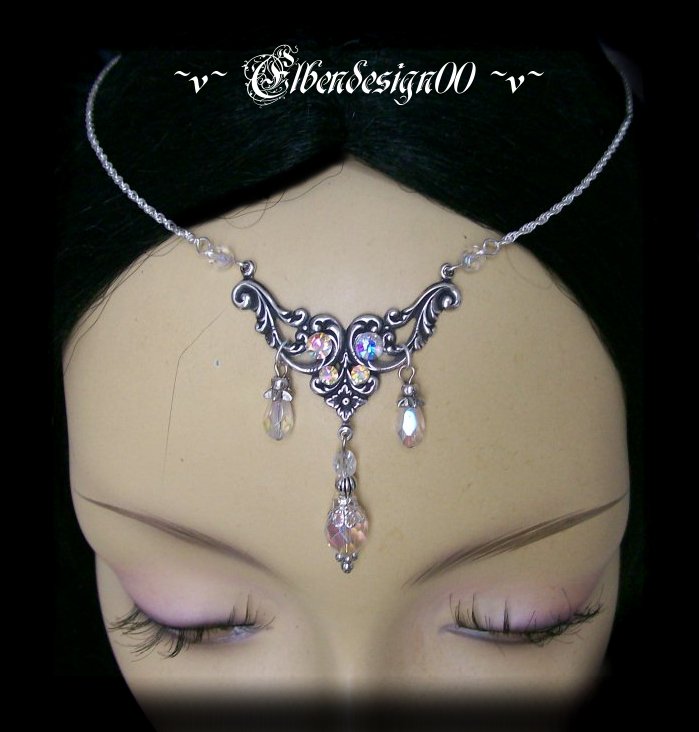 Stirnschmuck°Crystal°LARP°circlet°Tiara°Headdress~v~